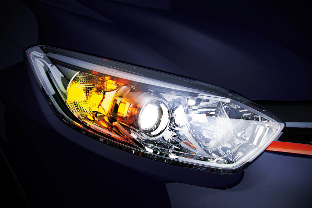 Metalized car headlights