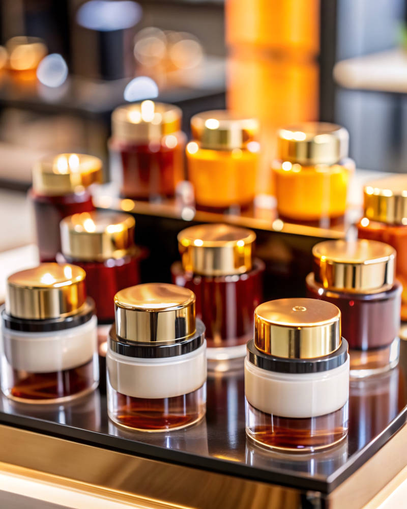 Vacuum Metalized containers