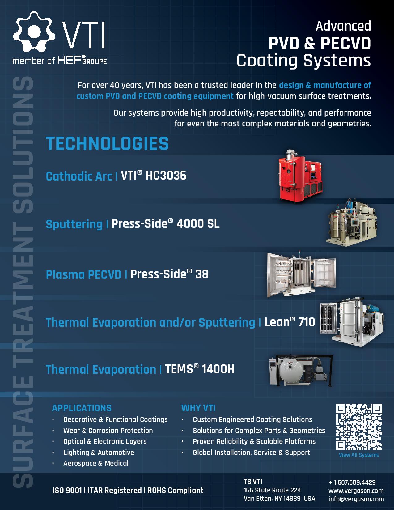 VTI PVD Coating Equipment